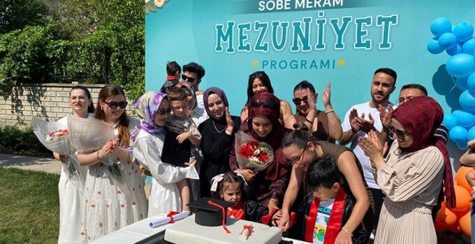 SOBE Meram’da mezuniyet coşkusu: Otizm tanıları kaldırıldı