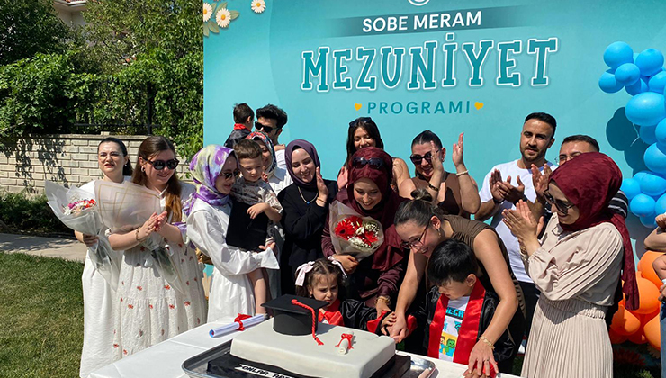 SOBE Meram’da mezuniyet coşkusu: Otizm tanıları kaldırıldı
