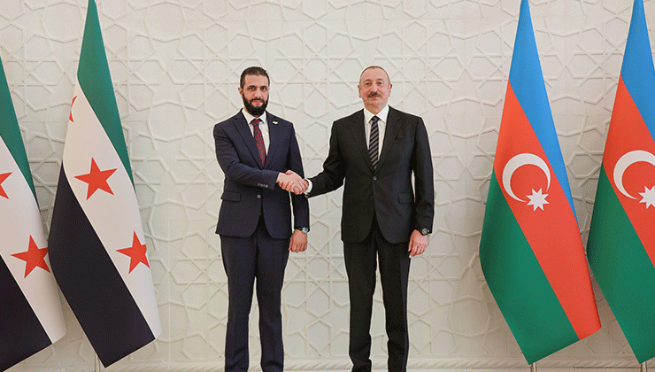 Suriye Cumhurbaşkanı Şara, Azerbaycan’da