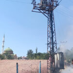 Trafo yangını paniğe sebep oldu