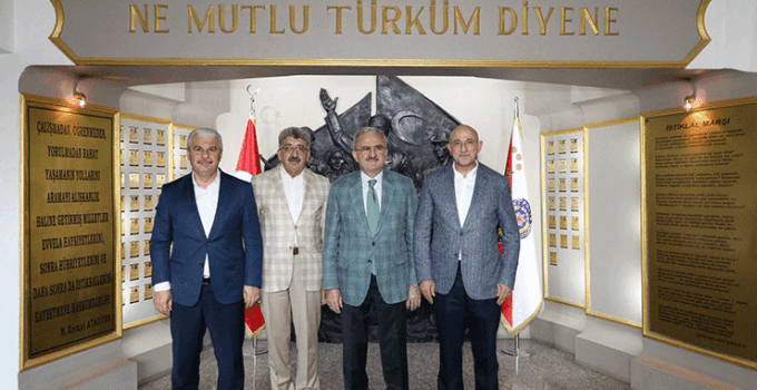 Vali Akın’dan İl Emniyet Müdürü Maksut Yüksek’e ziyaret