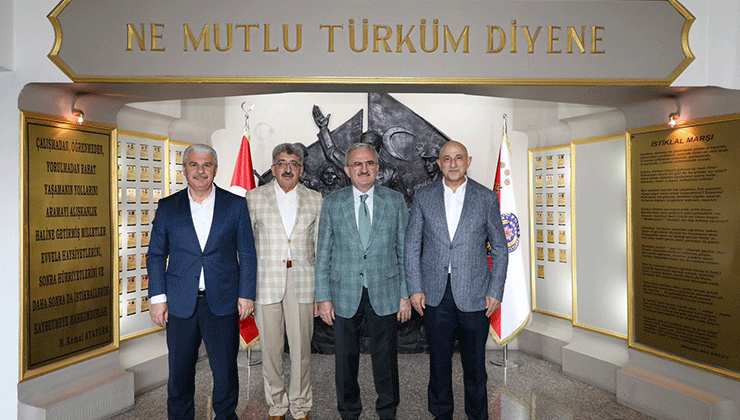 Vali Akın’dan İl Emniyet Müdürü Maksut Yüksek’e ziyaret