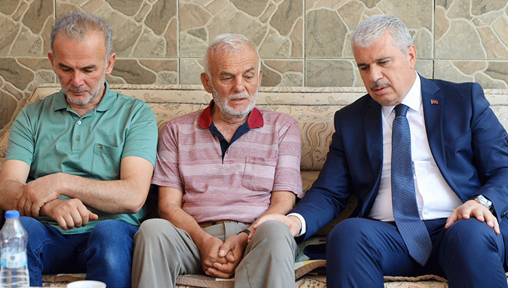 Vali Akın’dan şehit AKUT gönüllüsünün ailesine taziye