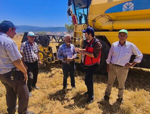 Yalıhüyük’te tarım ekiplerinin incelemeleri sürüyor
