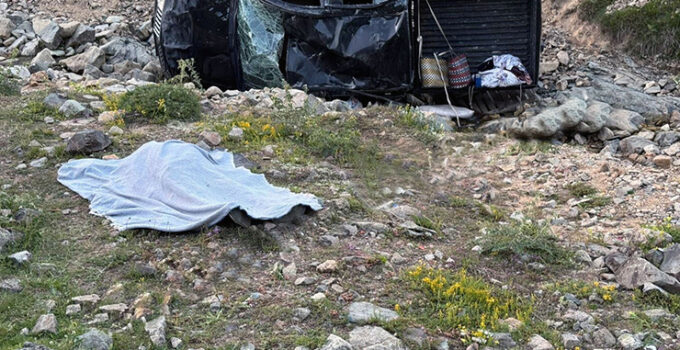 Yayla yolunda feci kaza: 1 ölü, 5 yaralı