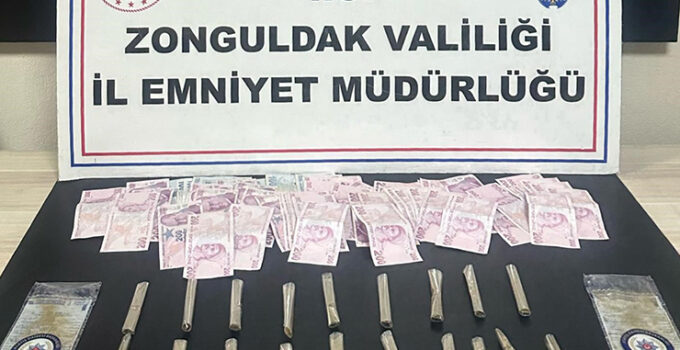 Zonguldak’ta uyuşturucu operasyonu: 3 tutuklama