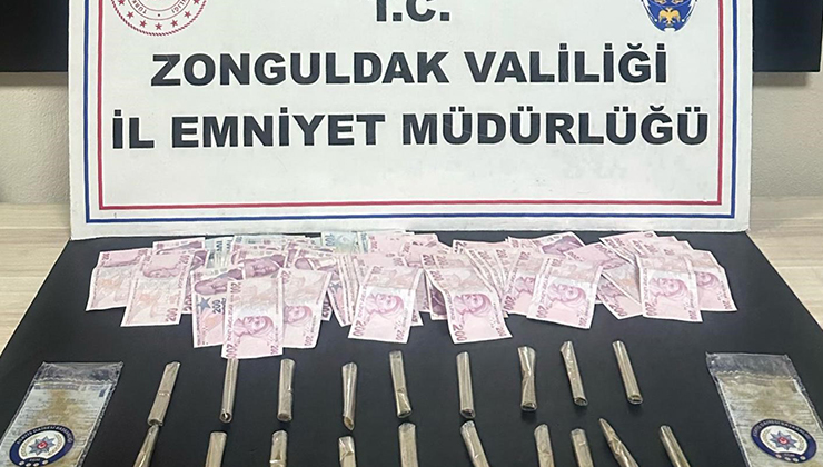 Zonguldak’ta uyuşturucu operasyonu: 3 tutuklama