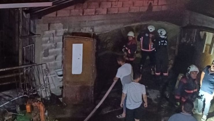 Malatya’da ahır yangını