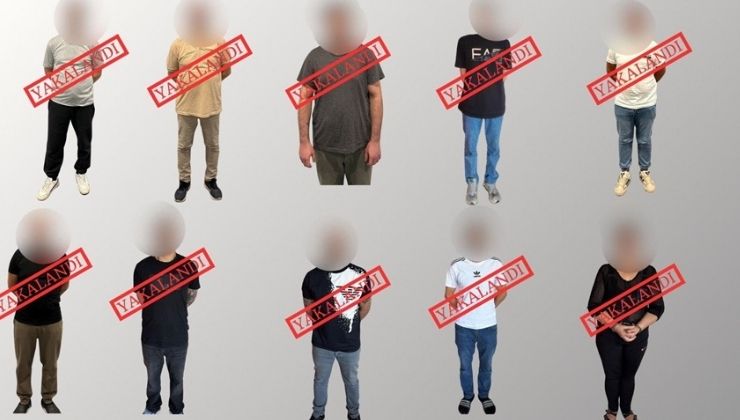 Kırmızı bültenle ve ulusal seviyede aranan 10 suçlu Türkiye’ye getirildi