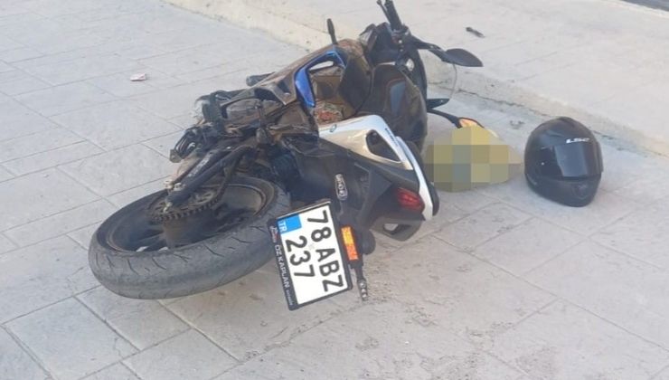 Kaskı sayesinde ölümden döndü