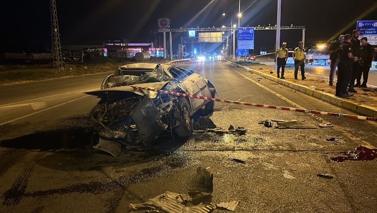 Sivas’ta otomobil takla attı: 1 ölü, 1 yaralı
