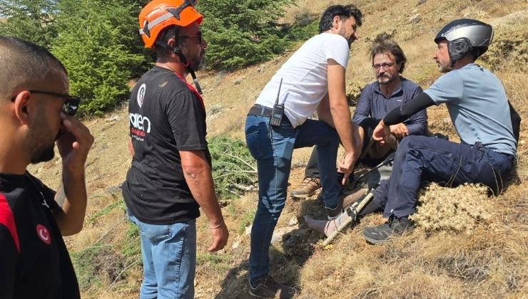 Konya’da yamaç paraşütü kazasında 1 kişi yaralandı