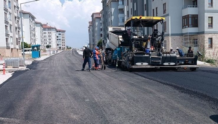 Beyşehir TOKİ’de yol çalışmaları tamamlandı