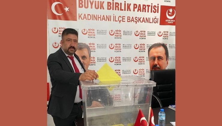 BBP Kadınhanı İlçe Kongresi gerçekleştirildi