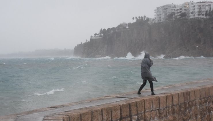 Meteorolojiden Batı Akdeniz için fırtına uyarısı