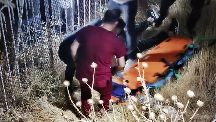 Elazığ’da istinat duvarından düşen kişi ağır yaralandı