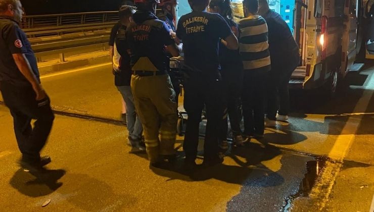 Balıkesir’de sıkışmalı trafik kazası: 2 yaralı