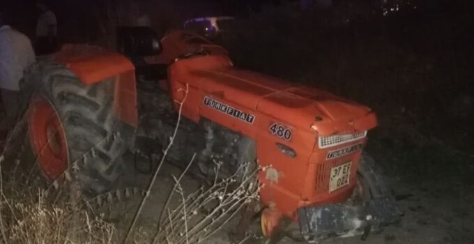 Kastamonu’da traktör kazası: 1 yaralı