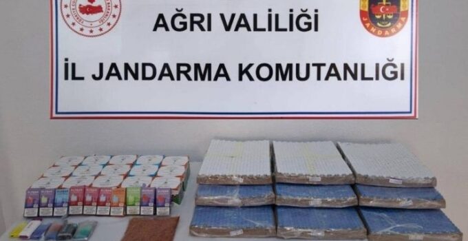Ağrı’da binlerce kaçak botoks ve vücut geliştirme ilacı ele geçirildi