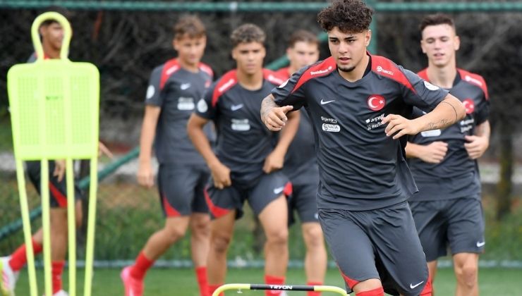 Konyasporlu oyuncularında olduğu U17 Millileri turnuvaya sıkı çalışıyor