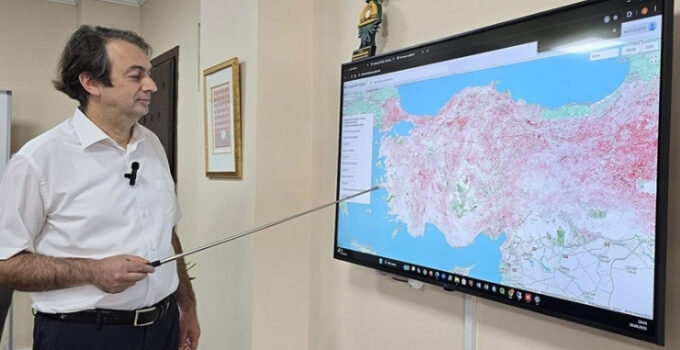 Uydu verilerinden yararlanılarak geliştirilen yazılımla Türkiye’nin “kuraklık haritası” çıkarıldı