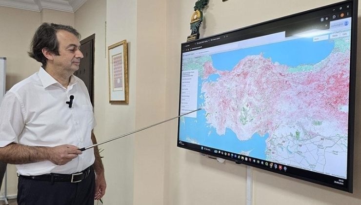 Uydu verilerinden yararlanılarak geliştirilen yazılımla Türkiye’nin “kuraklık haritası” çıkarıldı