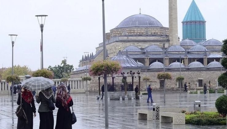Konya’da sıcaklıklar düşüyor, önümüzdeki hafta yağışlı hava geliyor