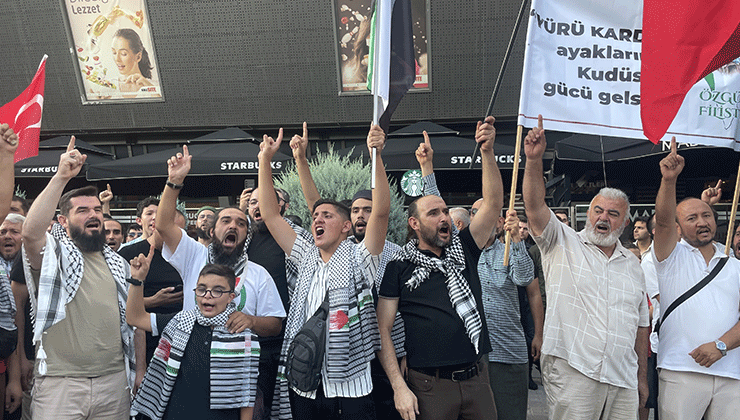 Konya’da İsrail’in saldırıları protesto edildi