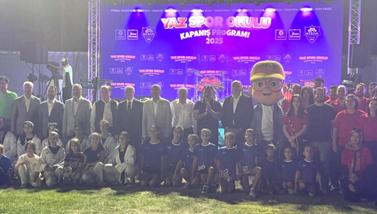 Meram Yaz Spor Okulları kapanışı coşkulu oldu