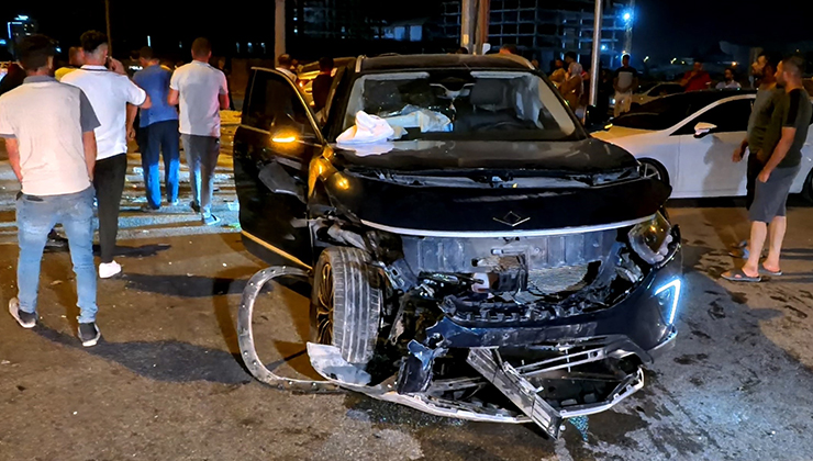 Aksaray’da iki araç çarpıştı: 7 yaralı