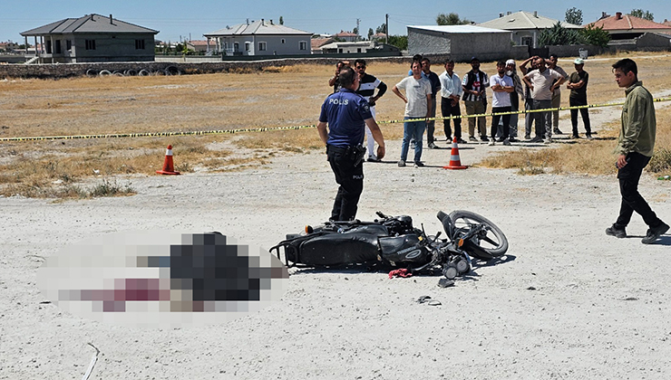 Aksaray’da tır, motosiklete çarptı: 1 ölü