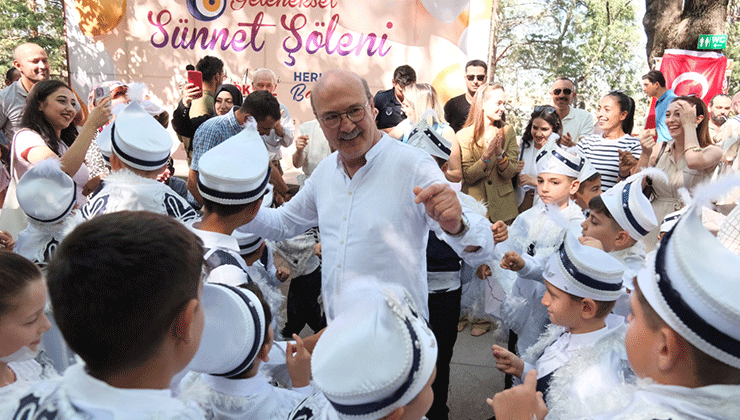 Akşehir’de geleneksel sünnet şöleni yapıldı