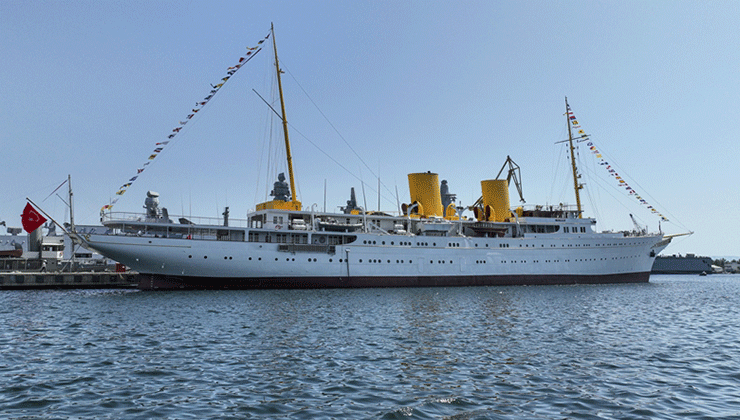 Atatürk’ün manevi mirası Savarona yatı, İstanbul Boğazı’nda yapılacak geçiş törenine hazır