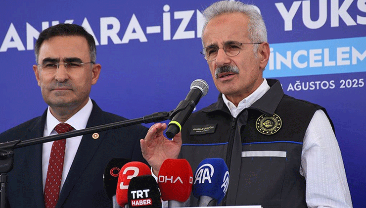 Bakan Uraloğlu: Ankara-İzmir YHT Hattı tamamlandığında yılda yaklaşık 13,3 milyon yolcu taşınacak