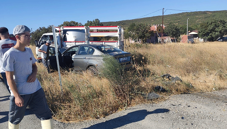 Balıkesir’de trafik kazası: 3 yaralı
