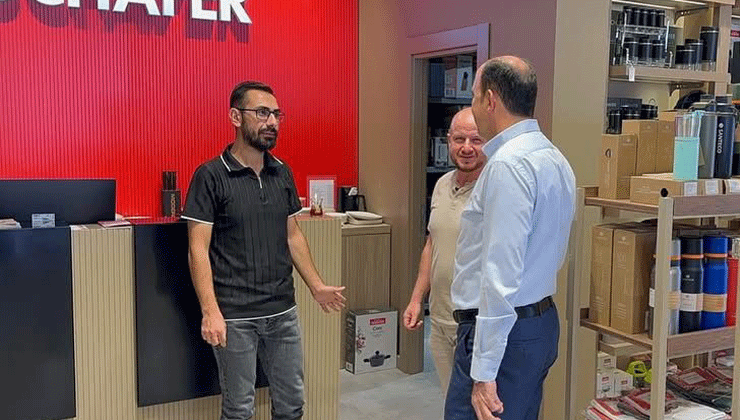 Başkan Altay’dan Gazze esnafına ziyaret