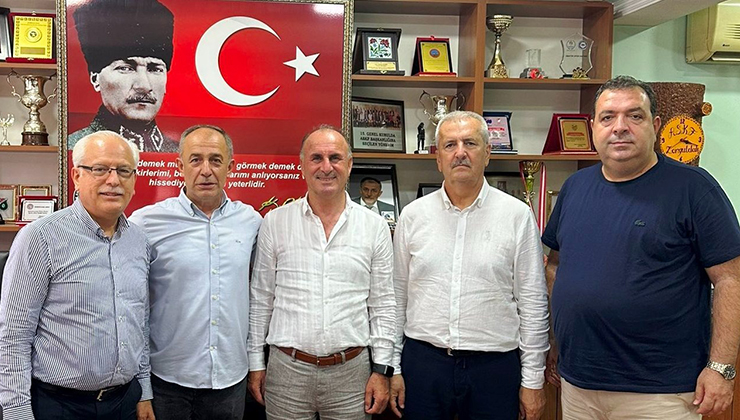 Başkan Aydın ve heyeti Başkan Demir’i ziyaret etti