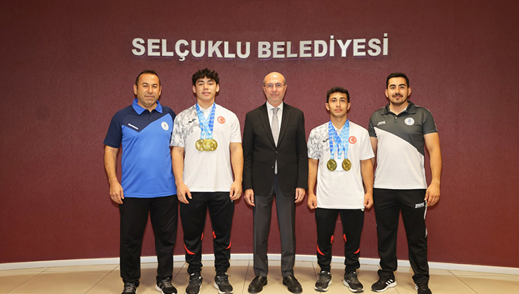 Başkan Pekyatırmacı, şampiyonlarla buluştu