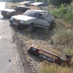 Beyşehir’de otomobilin park halindeki araca çarpması sonucu 2 kişi yaralandı