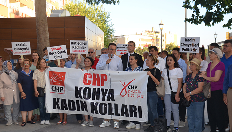 CHP Konya kadın cinayetlerine dikkat çekti
