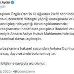Cumhurbaşkanı Erdoğan’dan, Özgür Özel’e 1 milyon liralık tazminat davası