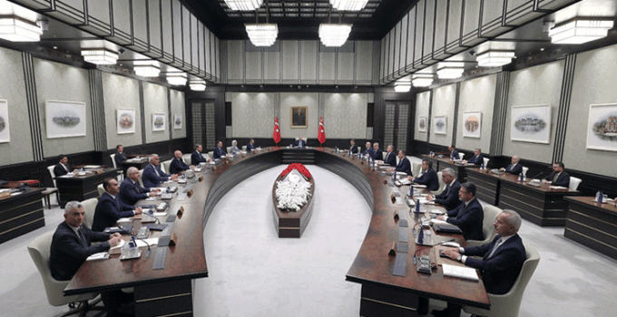 Cumhurbaşkanlığı Kabinesi toplandı