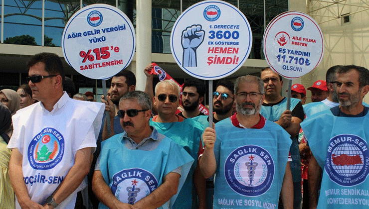 Konya’da Memur-Sen’den “Gelirde Adalet, Ücrette Denge” eylemi