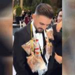 Damada altın yerine pirzola taktı