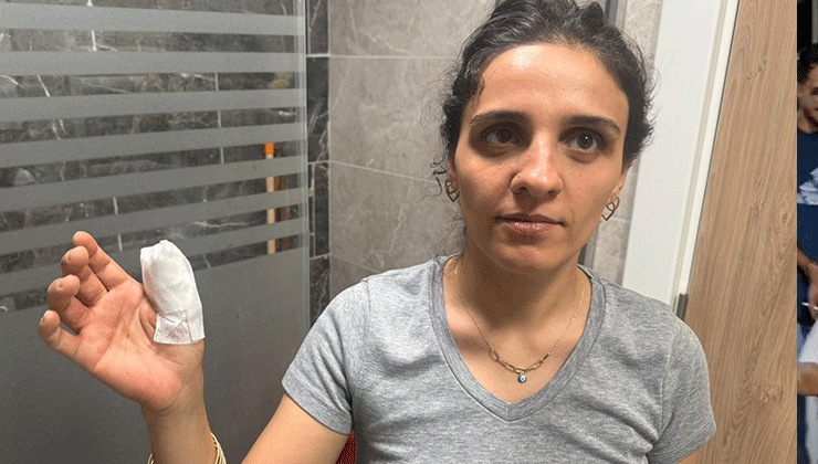 Diyarbakır’da üzerine duş kabini düşen kadın hastanelik oldu