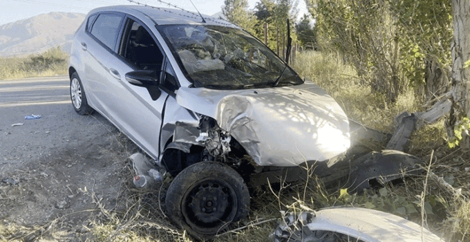 Erzincan’da trafik kazası: 2 yaralı