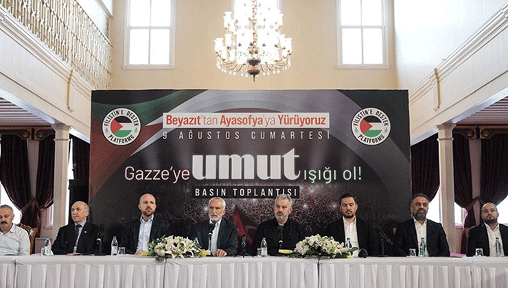 Filistin’e Destek Platformu 9 Ağustos’ta Gazze için yürüyecek