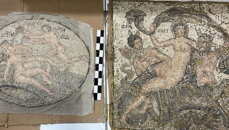 Gaziantep’te tarihi mozaik operasyonu: 3 gözaltı
