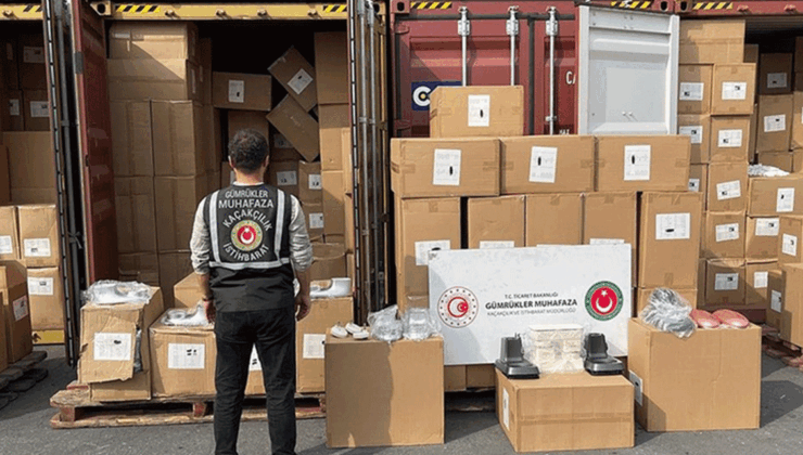 Gümrüklerde 7 ayda 41,7 milyar liralık kaçakçılık engellendi