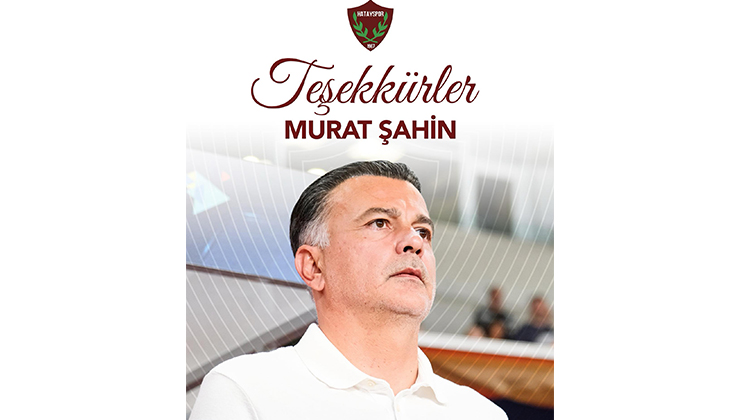 Hatayspor’da Murat Şahin ile yollar ayrıldı